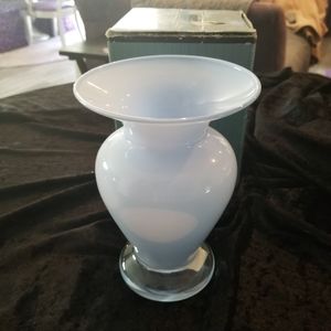Soft Milky Blue Vase